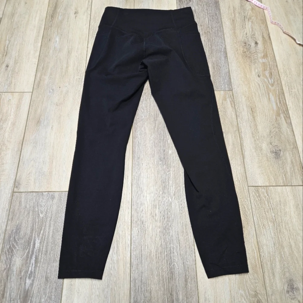 Halara SoCinched High Waisted Tummy Control Full Leggings Black Women's Medium - Picture 4 of 8